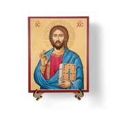 Bizans Stili İsa İkonu thumbnail 1