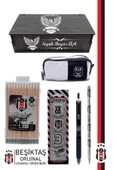 Beşiktaş Orijinal Lisanslı Kalem Kalemtraş Bloknot Silgi Hediyelik Set thumbnail 1