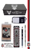 Beşiktaş Orijinal Lisanslı Kalem Kalemtraş Bloknot Silgi Hediyelik Set - 1