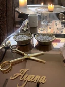Tycho İncili Söz Nişan Yüzük Tepsisi (İncili Kurdale Hediye)  gold - 4