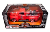 Harley Davidson 1:24 Ford F1 Pickup ve 1936 Knucklehead - 3