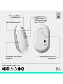 Logitech Pop Icon Combo 920-013076 Beyaz Kablosuz Klavye Mouse Seti - 4