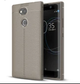 Sony Xperia XA2 Kılıf Niss Deri Desenli Silikon Kılıf - 4