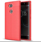 Sony Xperia XA2 Kılıf Niss Deri Desenli Silikon Kılıf - 5