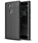 Sony Xperia XA2 Kılıf Niss Deri Desenli Silikon Kılıf - 2