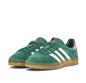 Adidas Gazelle Indoor Collegiate Green Pink Womens thumbnail 4