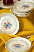 Dalya 6 Adet 12cm Porselen Çay Tabağı Kırık Beyaz - 2