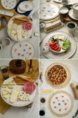 Dalya 32 Cm 2'li Porselen Pizza Ve Servis Tabağı - 4