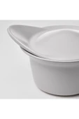FÄRGKLAR Mat Açık Gri 15x13 cm Fırın-Servis Kabı 2 Adet, Kapaklı - 5