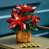 ® Icons Ponsetya 10370 - Yetişkinler Için Atatürk Çiçeği (Poinsettia) Yapım Seti (608 Parça) - 6