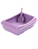 Açık Ekonomik Kedi Tuvaleti 49x15x37,5 cm Kürekli - 6