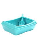 Açık Ekonomik Kedi Tuvaleti 49x15x37,5 cm Kürekli - 10