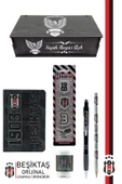 Beşiktaş Orijinal Lisanslı Kalem Bileklik Kalemtraş Bloknot Silgi Hediyelik Set - 1