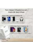 Bix Çift Portlu Typ-c 20wpd + Usb-a 18w Qc Girişli Hızlı Şarj Adaptörü - 6