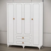 Garaj Home Garaj Home Yaren 4 Kapaklı Dolap - 1