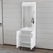 Garaj Home Garaj Home Modern Aynalı Portmanto Vestiyer - 5
