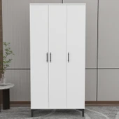 Garaj Home Garaj Home Vera 3 Kapaklı Dolap - Beyaz - 3