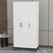 Garaj Home Garaj Home Vera 3 Kapaklı Dolap - Beyaz - 1