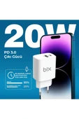 Bix Çift Portlu Typ-c 20wpd + Usb-a 18w Qc Girişli Hızlı Şarj Adaptörü - 2