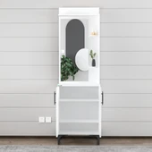 Garaj Home Garaj Home Aynalı Portmanto Raflı Vestiyer - 5