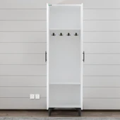 Garaj Home Garaj Home Modern Aynalı Raflı Portmanto Ayakkabılık Vestiyer - 4