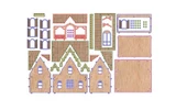 Çoçuk ve Yetişkinler için 64 Parça Boyanabilir 3D Ahşap Ev Puzzle - 2