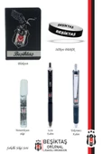 Beşiktaş Orijinal Lisanslı Premium Kalem Bileklik Bloknot Silgi Hediyelik Set - 2