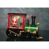 Trenli Yılbaşı Işıklı Kar Küresi Model 1 - 1