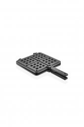 Essenso TAM Döküm Waffle Tava 22 Cm X 22 Cm Yanmaz Yapışmaz Ocak Üstü Döküm Waffle Tava Waffle Makinesi - 7
