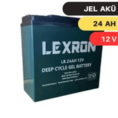 LEXRON 24A 24 AMPER AH 12V JEL AKÜ - 1