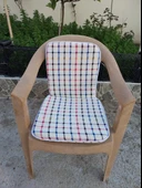 2 Adet Buldan Arkalıklı Sandalye Minderi, Midi Boy (Kalınlık 3,5cm)-Karışık Renkli - 1