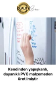 Kendinden Yapışkanlı Şeffaf Tahta Filmi 200x60 cm Okul Kreş Ofis Not Alma Yazı Çalışma Panosu Folyo - 2