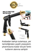 Çok Fonksiyonlu Ayarlanabilir Yüksek Basınçlı Yıkama Su Tabancası Tazyikli Araba Motor Yıkama Bahçe - 2