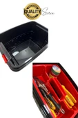Premium 8 Lt Çok Amaçlı Tesisat Marangoz Malzeme Alet Takım Çantası Plastik Çivi Pense Vida Geniş - 3
