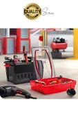 Premium 8 Lt Çok Amaçlı Tesisat Marangoz Malzeme Alet Takım Çantası Plastik Çivi Pense Vida Geniş - 5
