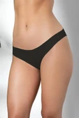 3'lü Dikişsiz, İz Yapmaz, Lazer Kesim, Slip Külot Siyah (brf21261) - 3