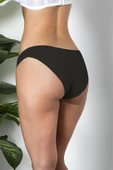 3'lü Dikişsiz, İz Yapmaz, Lazer Kesim, Slip Külot Siyah (brf21261) - 4