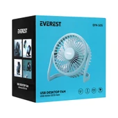 Everest EFN-505 Masaüstü Turkuaz Usb Fan (145mmx141mmx105 mm) - 2