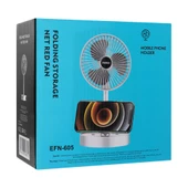 Everest EFN-605 Masaüstü Şarj Edilebilir Beyaz 800mAh Usb Fan - 2