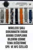 Akıllı Saat 7 Kordonlu Yeni Nesil Arama Cevaplayan Çok Fonksiyonlu - 2