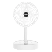 Everest EFN-605 Masaüstü Şarj Edilebilir Beyaz 800mAh Usb Fan - 1