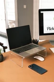 Pleksi Laptop-monitör Yükseltici- Monitör Standı- 30 Cm- thumbnail 1