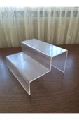 Seha Pleksi Akrilik 2 Katlı Merdiven Stand 3 Mm ( 2 Basamak En 20cm ) thumbnail 2