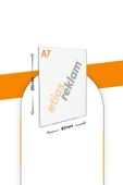 A7 U Tipi Dikey Masa Üstü Şeffaf Pleksi Föylük / Broşürlük thumbnail 2