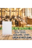 T Tipi A6 Pleksi Föylük Broşürlük-dikey A6 Föylük-50 Li Paket - 2