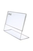 Dm A6 L Tipi Yatay Masa Üstü Şefaf Pleksi Föylük Fiyatlık thumbnail 1