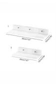 Pleksi Akrilik Banyo Raf --vida Dübel Seti-- thumbnail 6