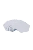 Dekoratif Bal Peteği Pleksi Ayna Gümüş Renk (12 ADET X 11 CM X 12,5 CM) - 4