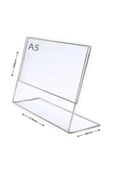 Dm A5 L Tipi Yatay Masa Üstü Şefaf Pleksi Föylük Fiyatlık thumbnail 2