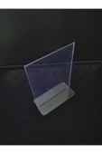 5 Adet Pvc Broşürlük Menülük Etiketlik 10x15 Cm Tutucu Dik Çift Yön A6 Masaüstü Föylük thumbnail 4